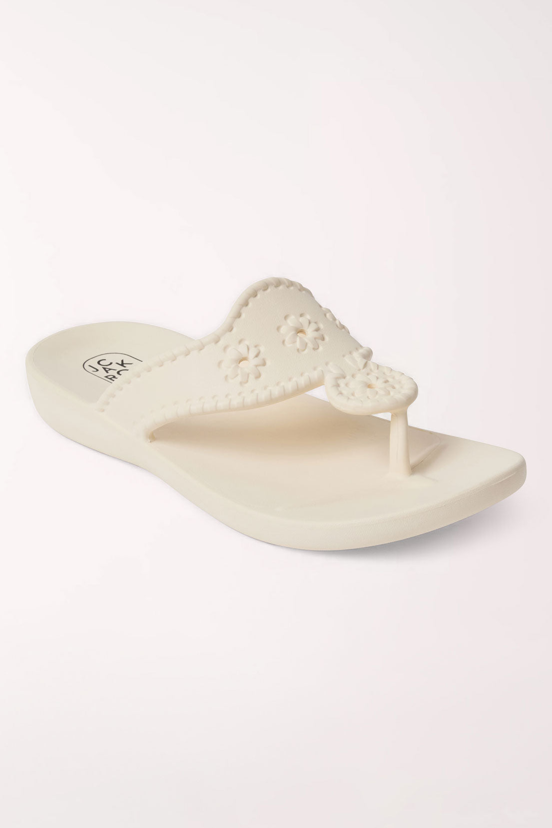 Cream white sandals