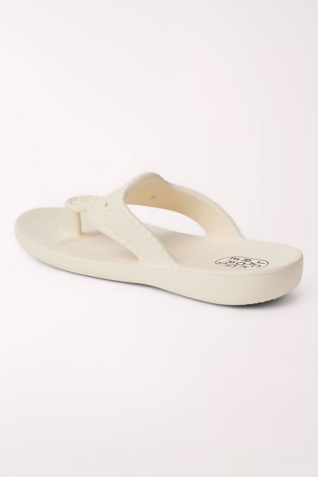 Cream white sandals
