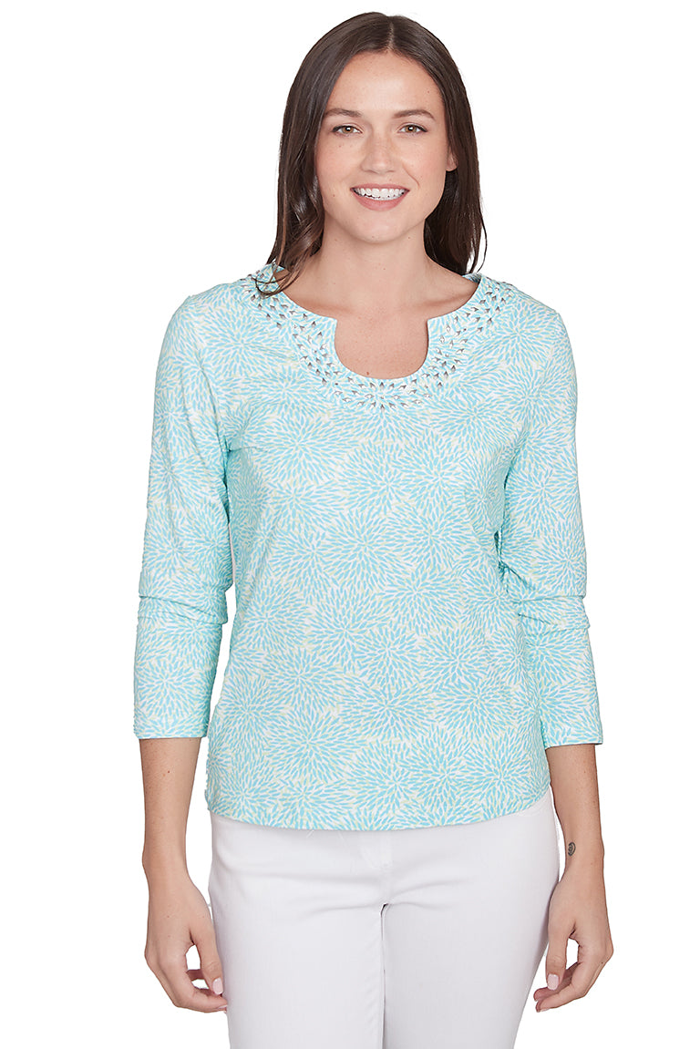 Spring Thing Horseshoe Neck Top