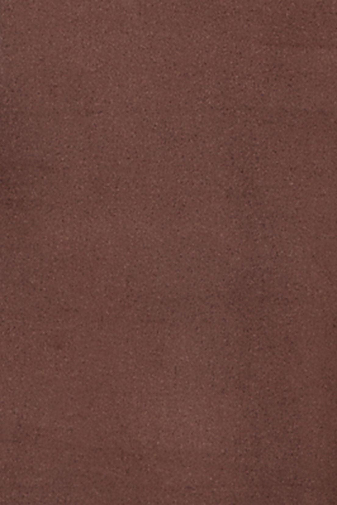 A close-up texture shot of a solid brown suede or microfiber fabric surface.