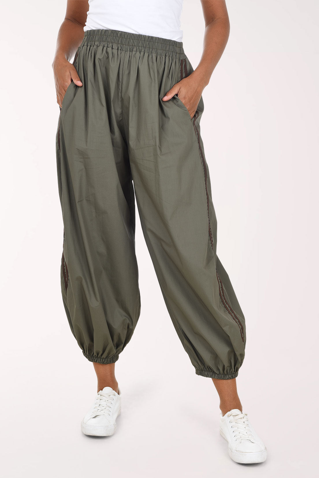 Contrast Sport Stripe Jogger Pant