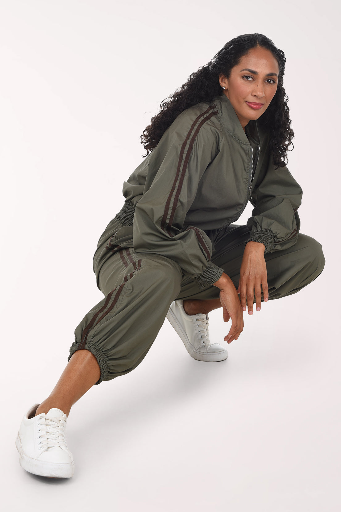 Contrast Sport Stripe Jogger Pant