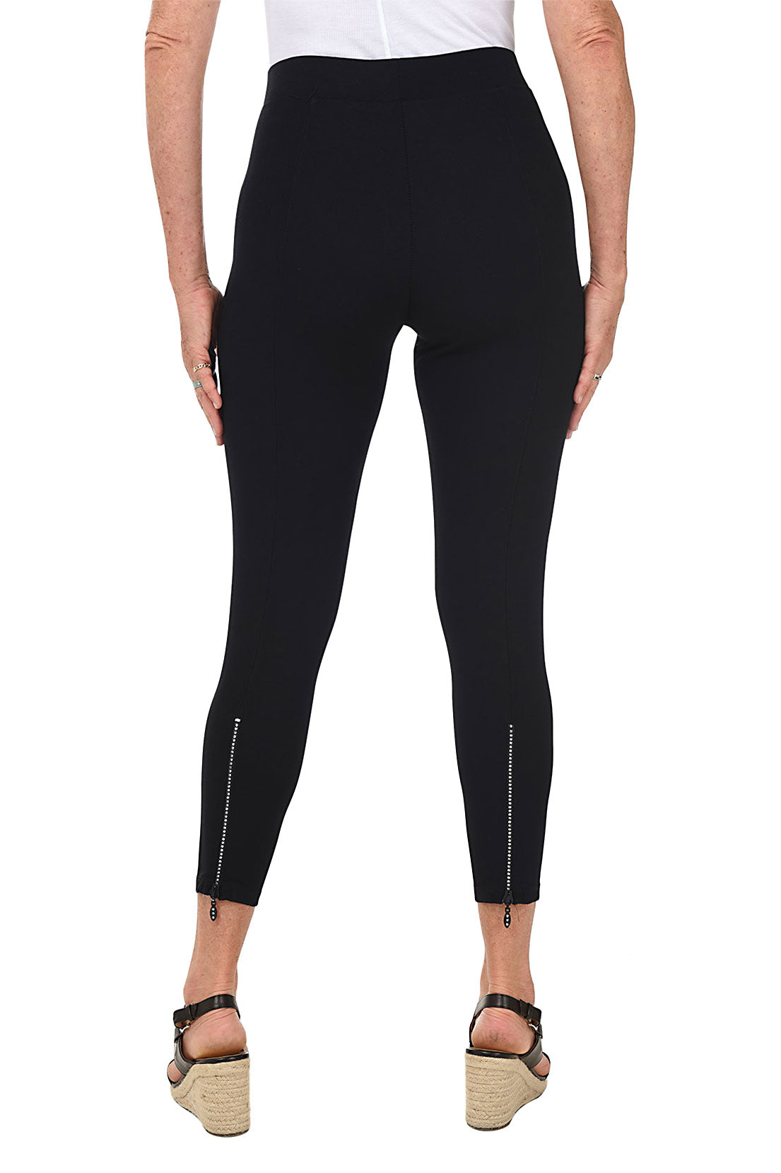 Sparkle Zipper Crop Legging