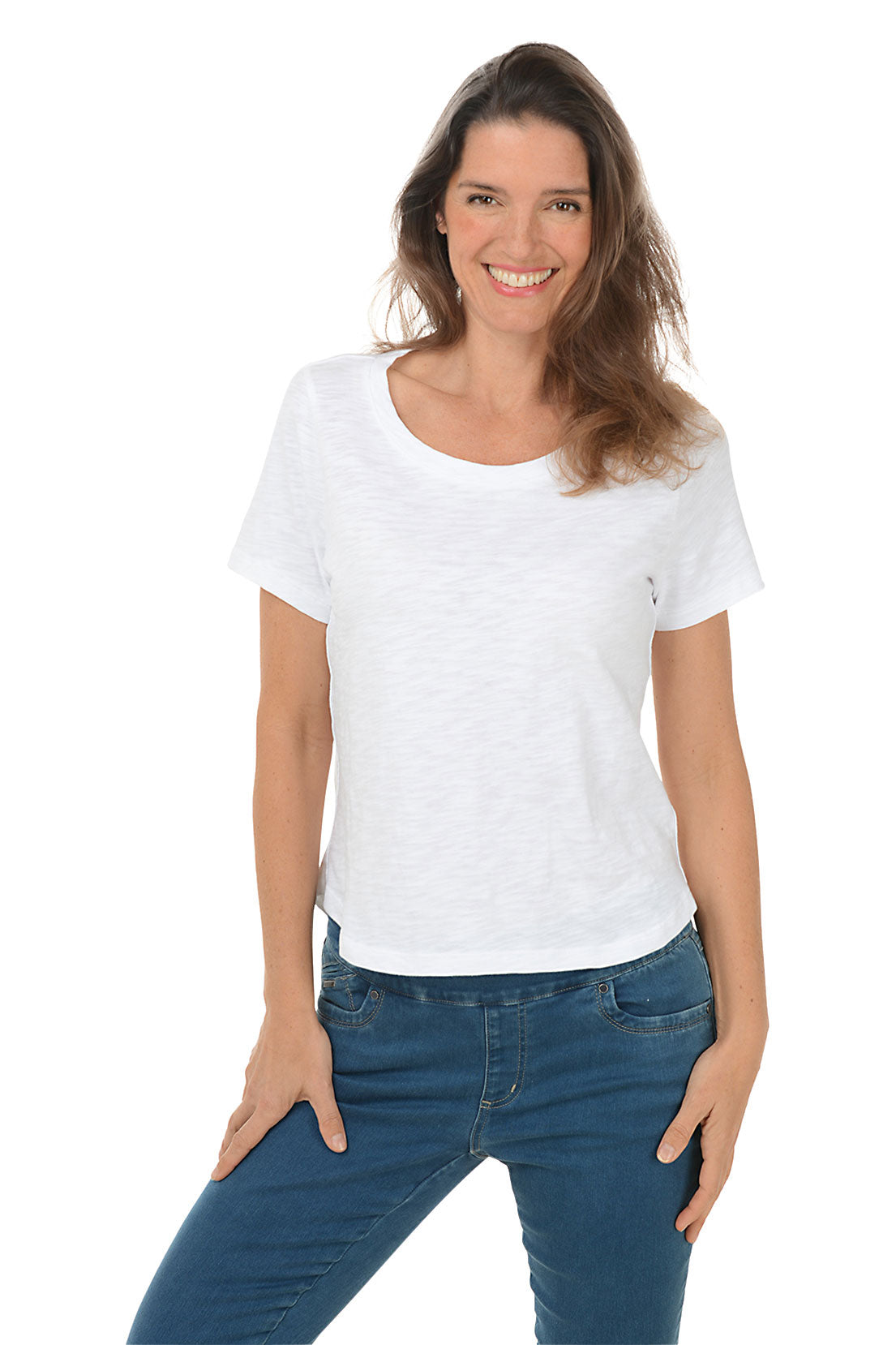 high low cotton tops