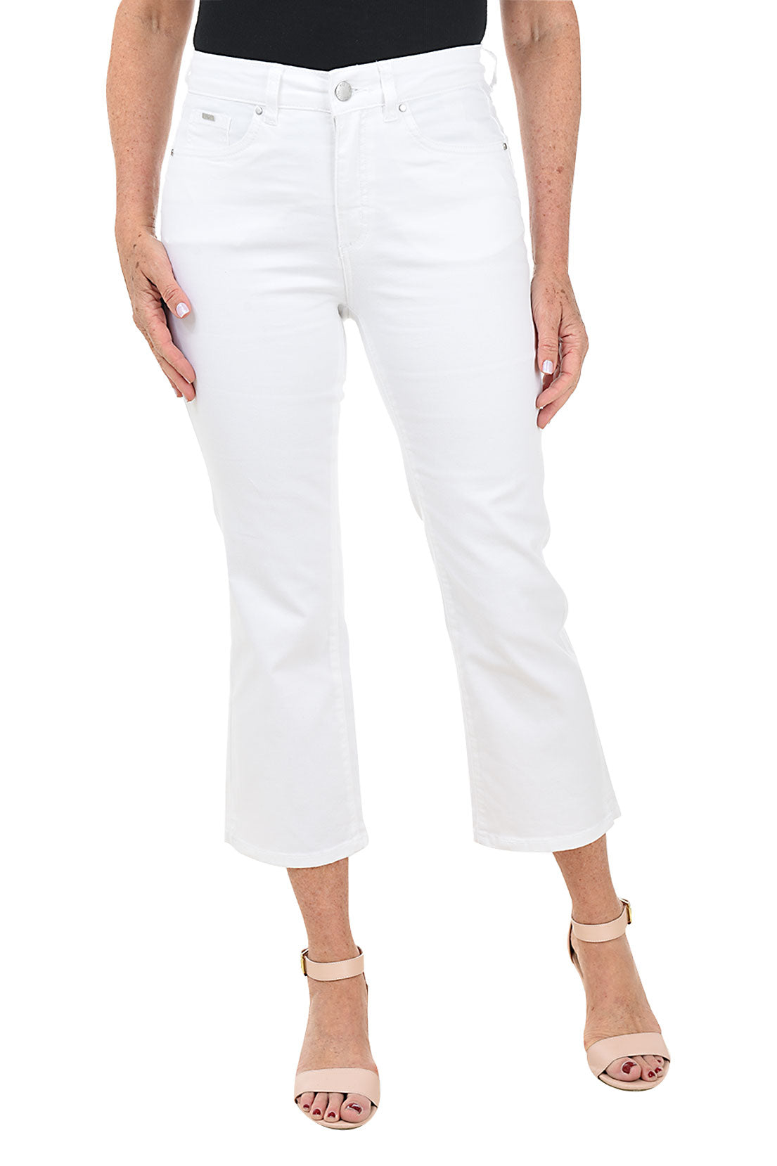 Olivia Boot Cut Twill Ankle Pant
