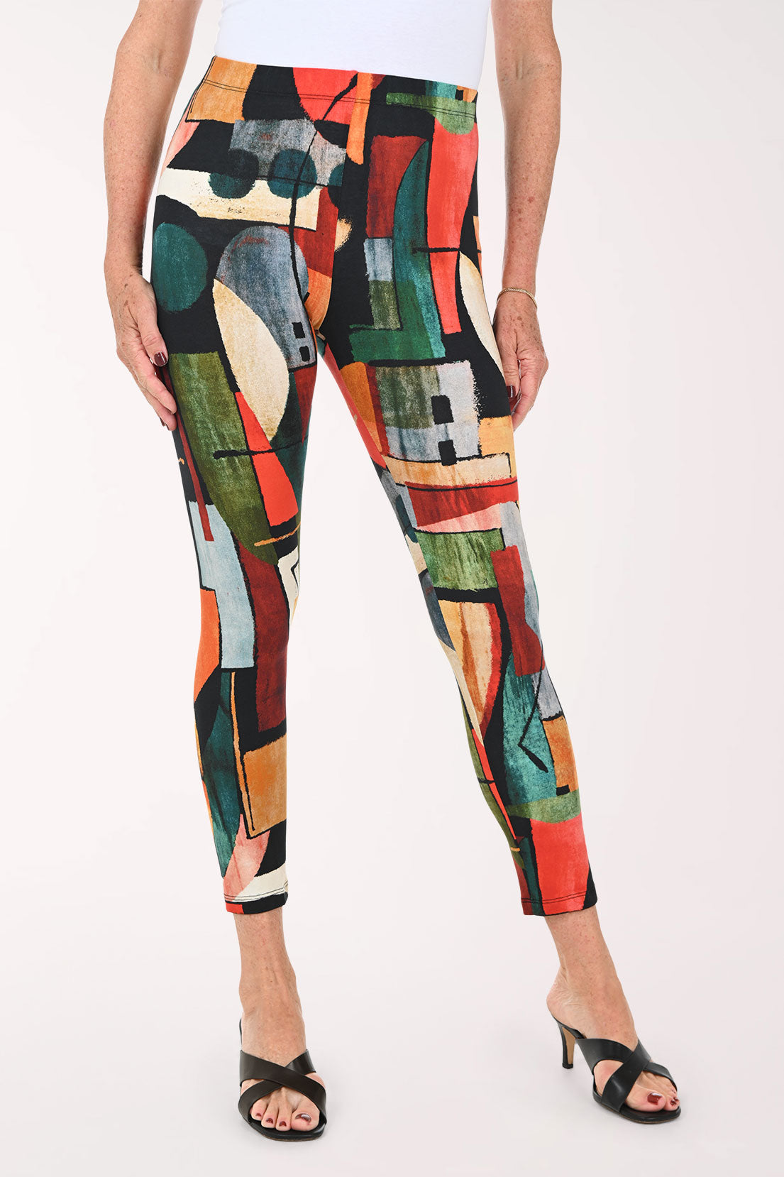 Cubism Printed Legging