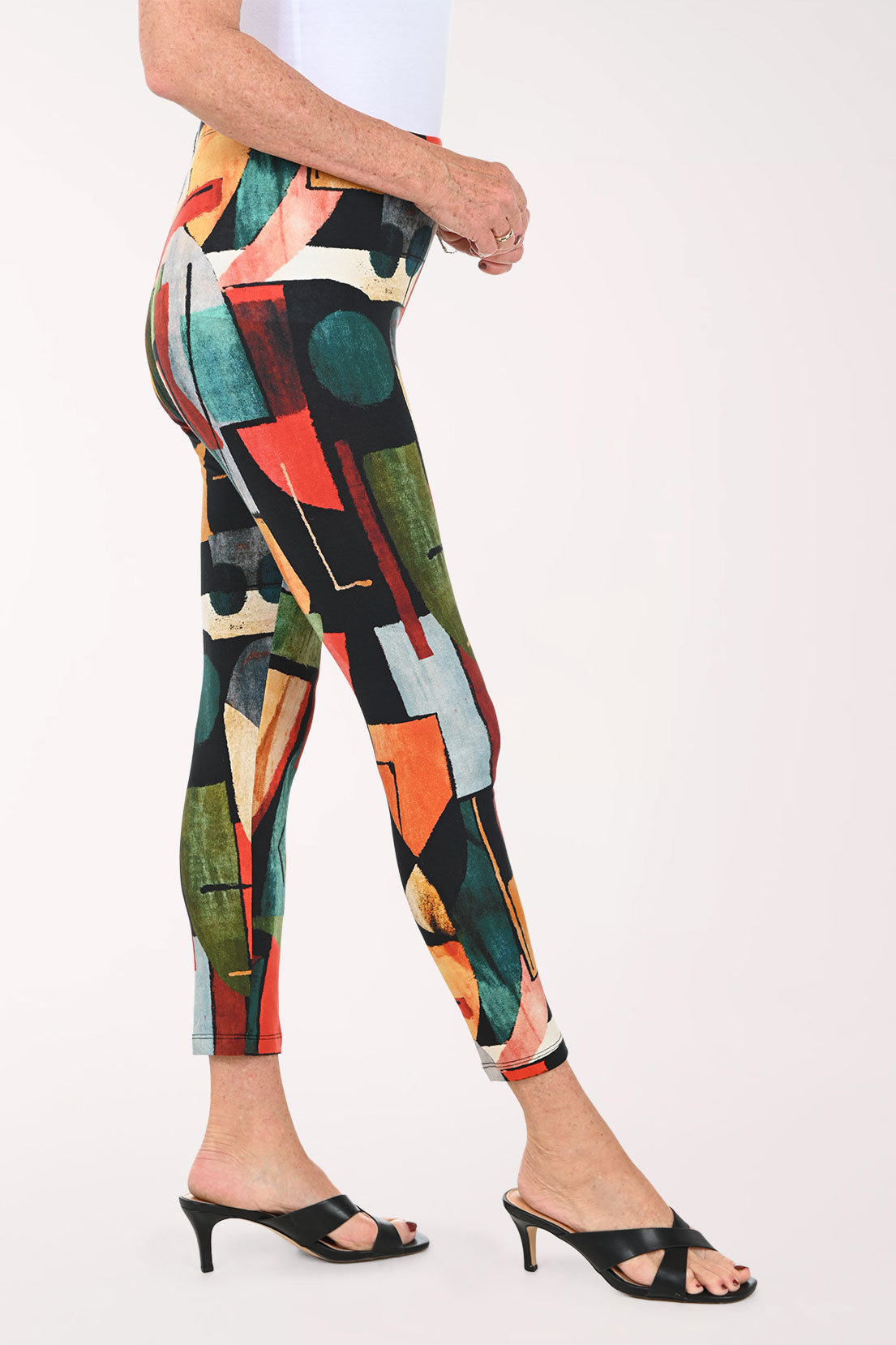 Cubism Printed Legging
