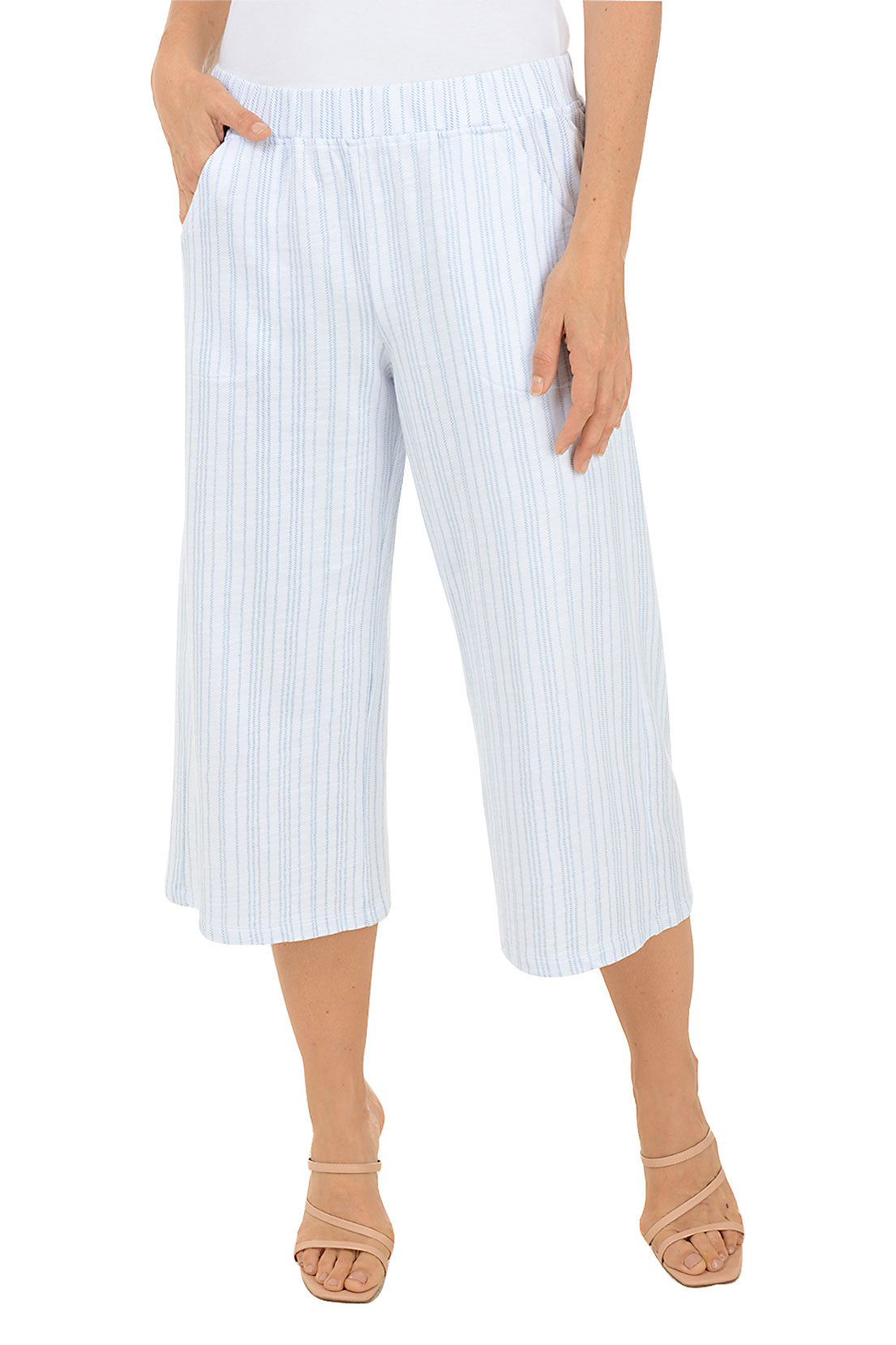 【COLOR iN ID】Wild Pile Wide Pants XCVI Phedora Twill Embroidered Wide Leg Pant