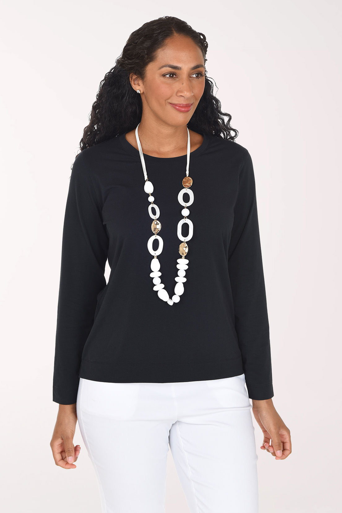 Solid Jersey Long Sleeve Top