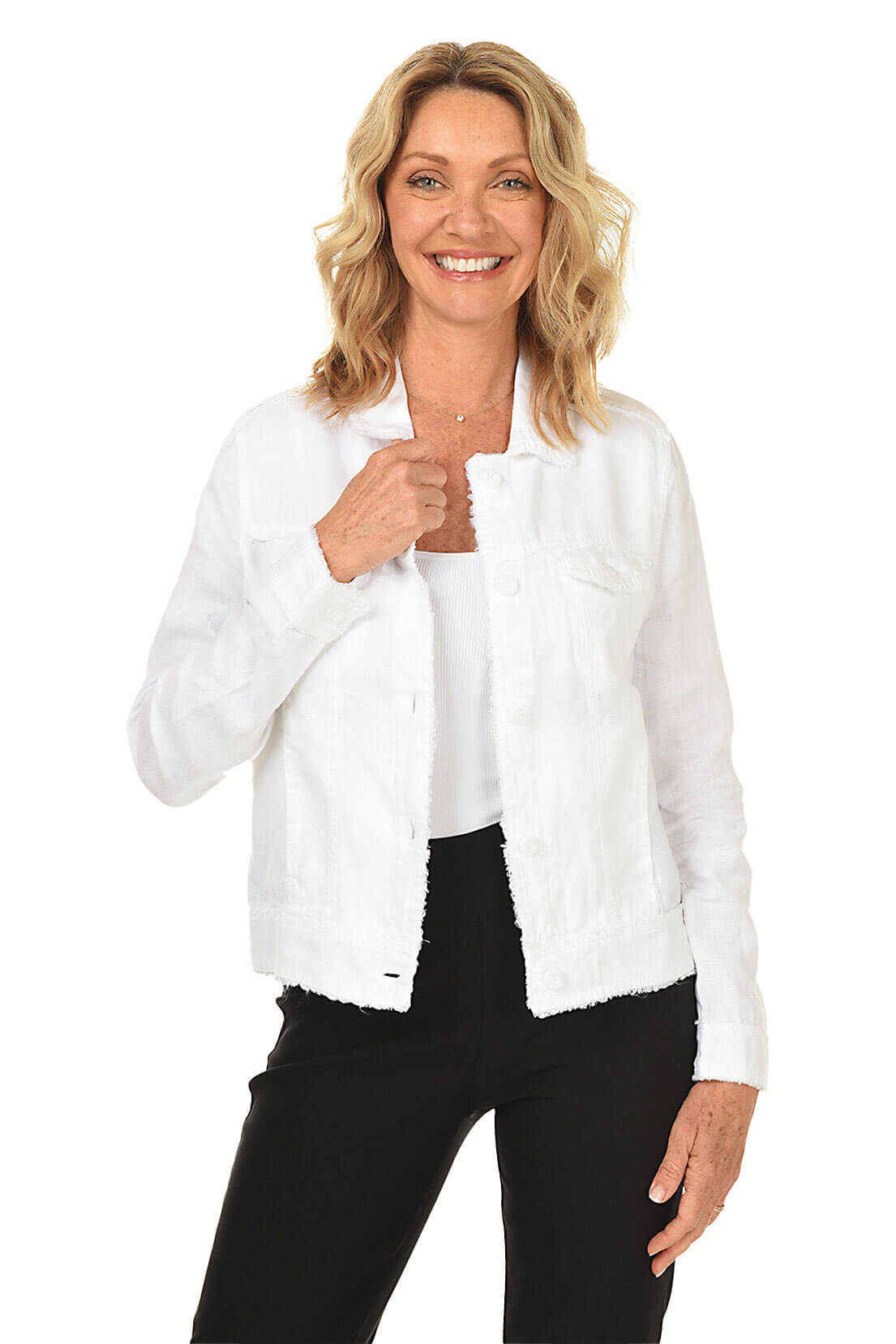 Navy linen jacket womens online