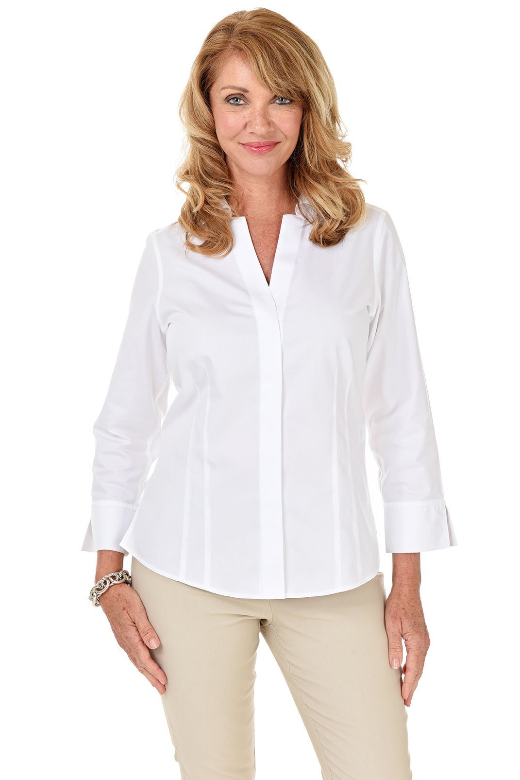 Foxcroft Non-iron Shirt - White - Size 14 Foxcroft Non-iron Shirt - White - Size 14