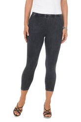 JESS AND JANE Mineral Wash Capri Legging