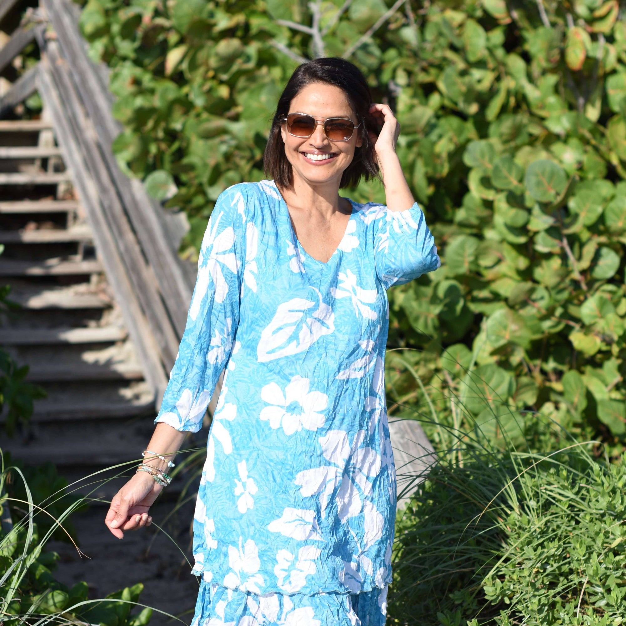 Happy Lady in Maxi Dress | Anthony's Blog