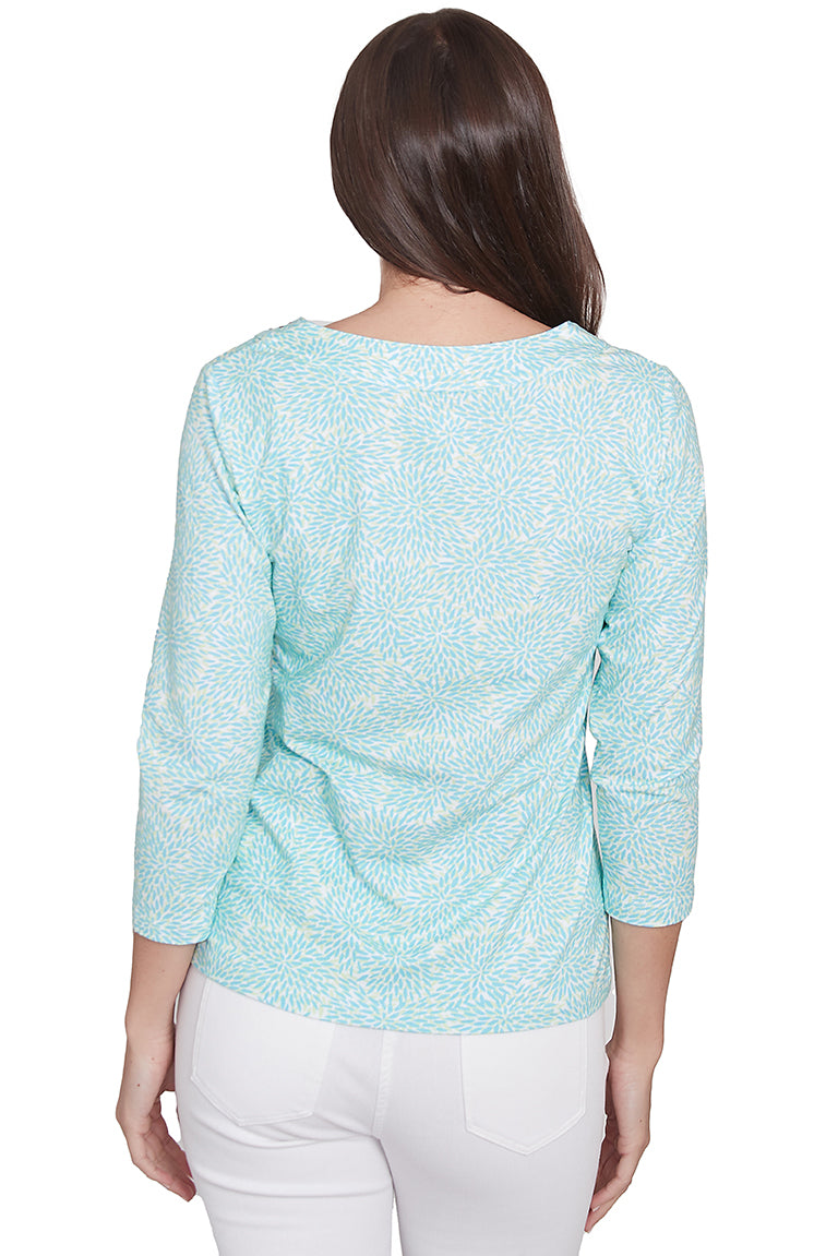 Petite Spring Thing Horseshoe Neck Top