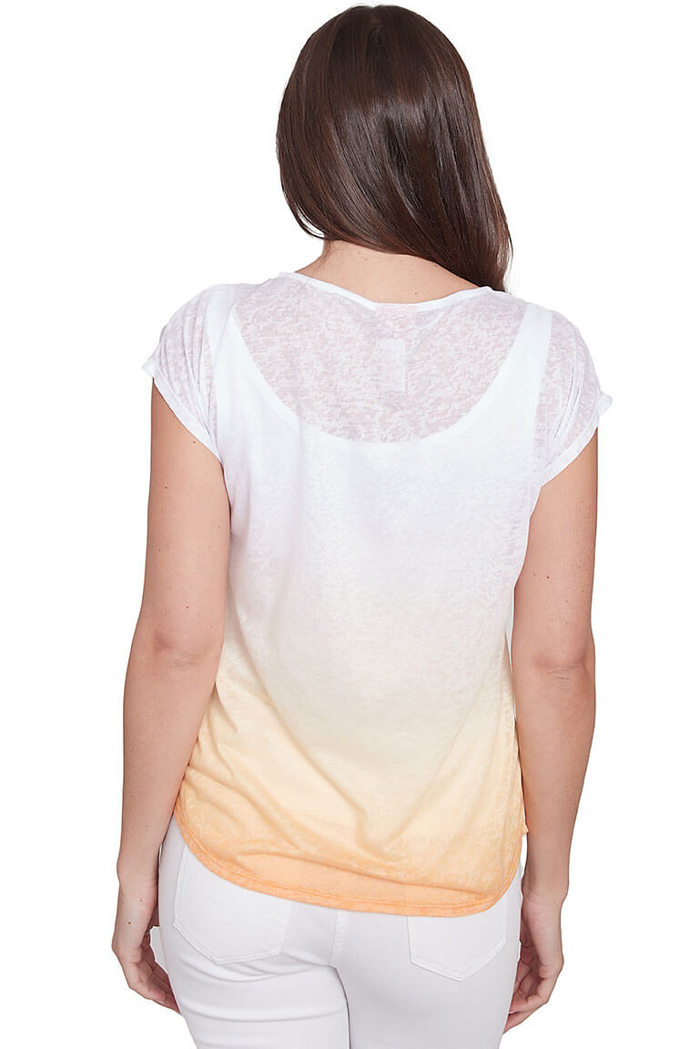 Peachy Keen Jeweled Butterfly Tee