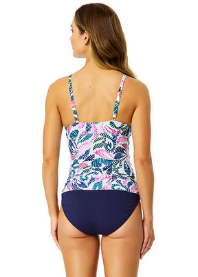 Corallo Paisley Surplice Tankini Top