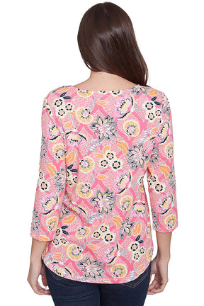 Color Crush Asymmetrical Neck Knit Top