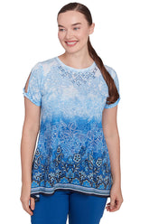 Tinted Tides Jeweled Shark Bite Tee