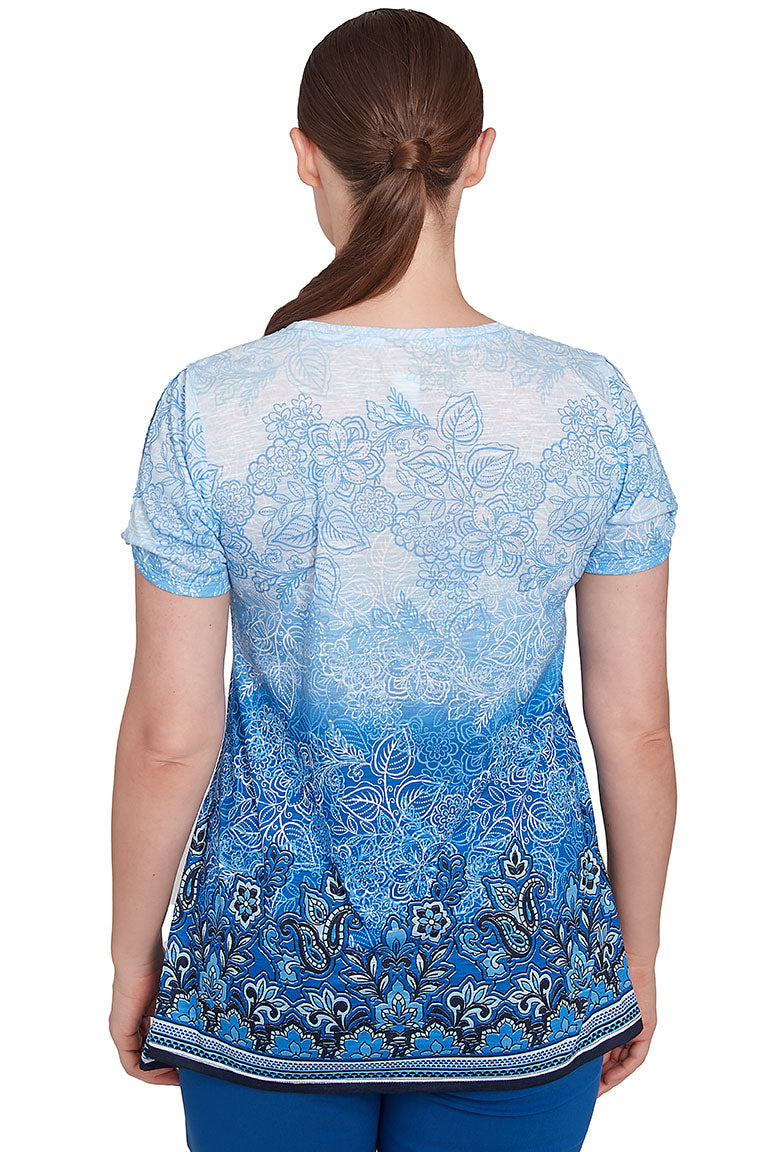 Tinted Tides Jeweled Shark Bite Tee