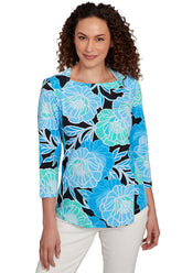 Prints Charming Lagoon Envelope Neck Top