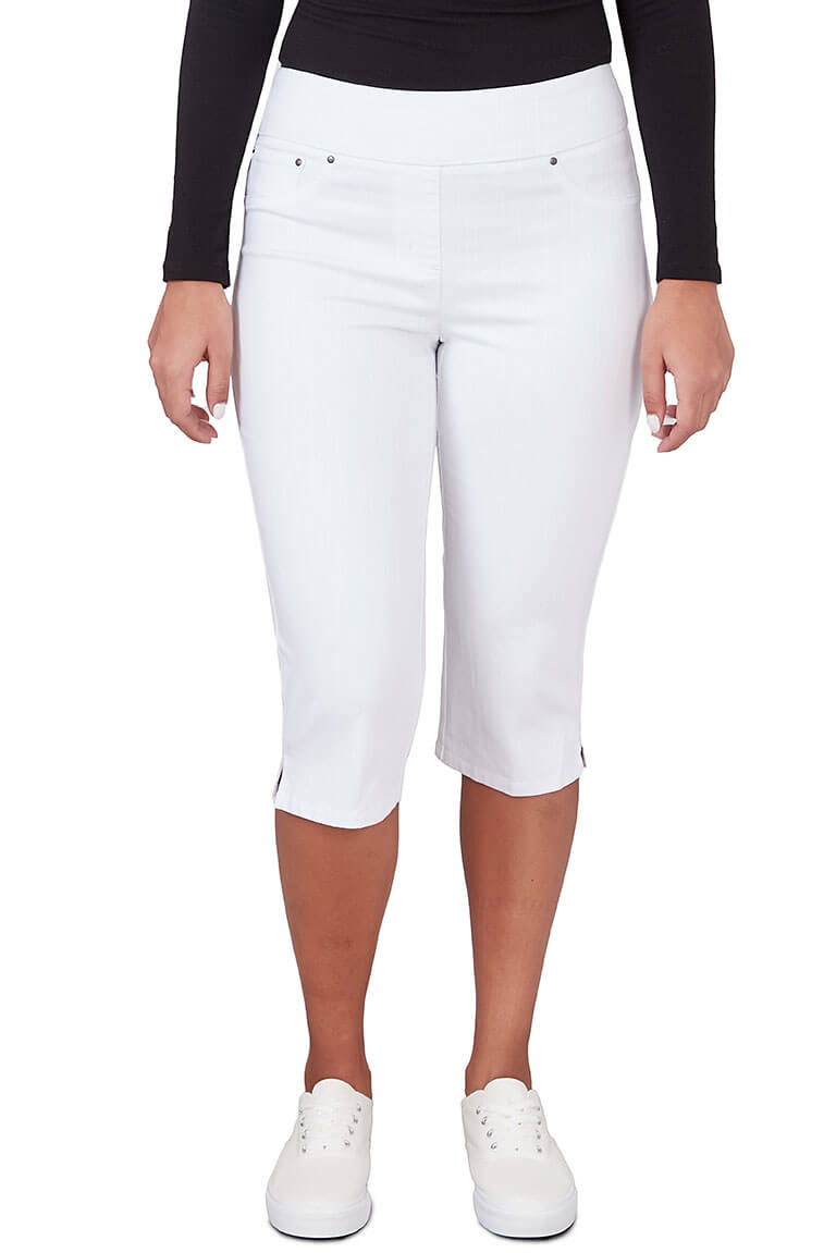 Pull-On Stretch Denim Clamdigger Pant