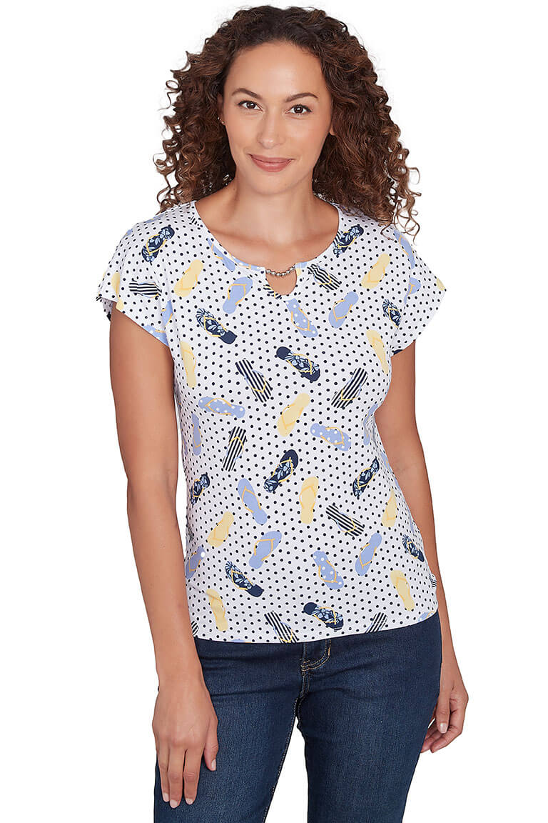 Making Waves Flip Flop Top