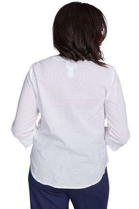 Nantucket Damask Lace Blouse
