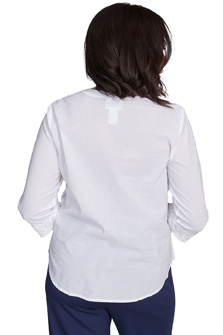 Nantucket Damask Lace Blouse