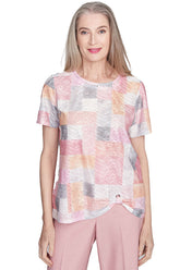 Estate Of Mind Color Block Blouse
