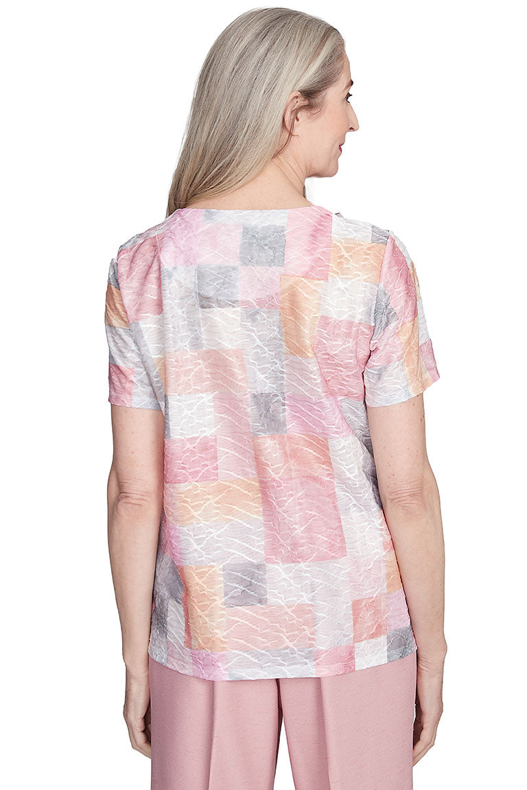 Estate Of Mind Color Block Blouse