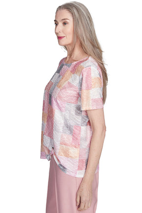 Estate Of Mind Color Block Blouse