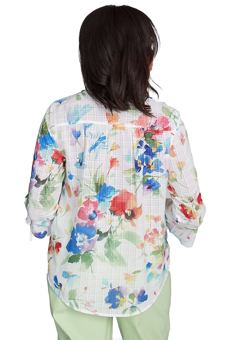 Petite Parrot Cay Watercolor Flower Shirt