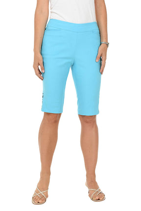 Pull-On Lattice Bermuda Short