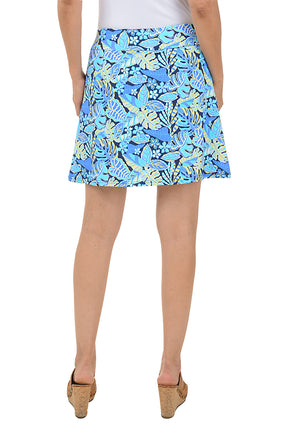 Leafy Tropics Cooling UPF50+ Double Pocket Skort