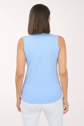 CFCL POTTERY SLEEVELESS TOP ブルー 青 POTTERY SLEEVELESS TOP | CFCL (Women)/シーエフ