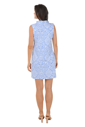 Filly Rebecca Ruffle Neck Sleeveless Dress