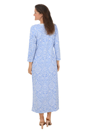 Filly Ellie Crocheted V-Neck Maxi Dress