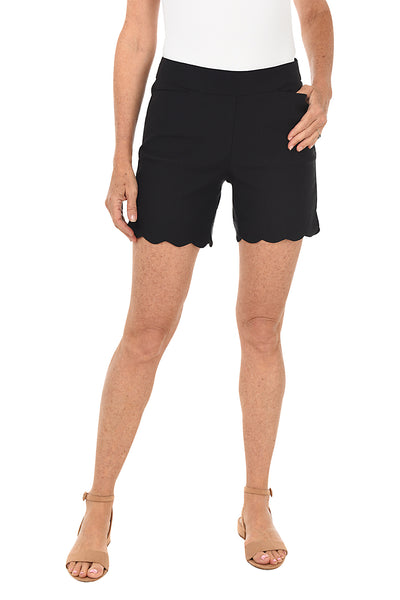 ボトムス misha&puff Scallop Hem Shorts 28-24m misha + puff scallop hem shorts in sky at Little