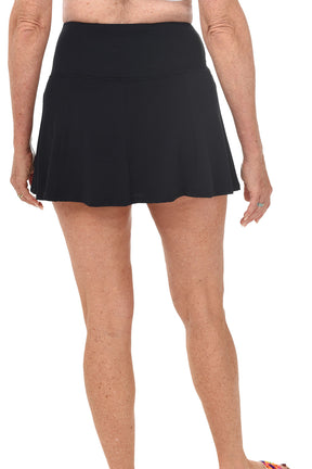 Solid Pique Princess Seam Swim Skort