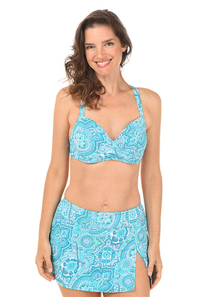 Coastal Cool Convertible Straps Bikini Top