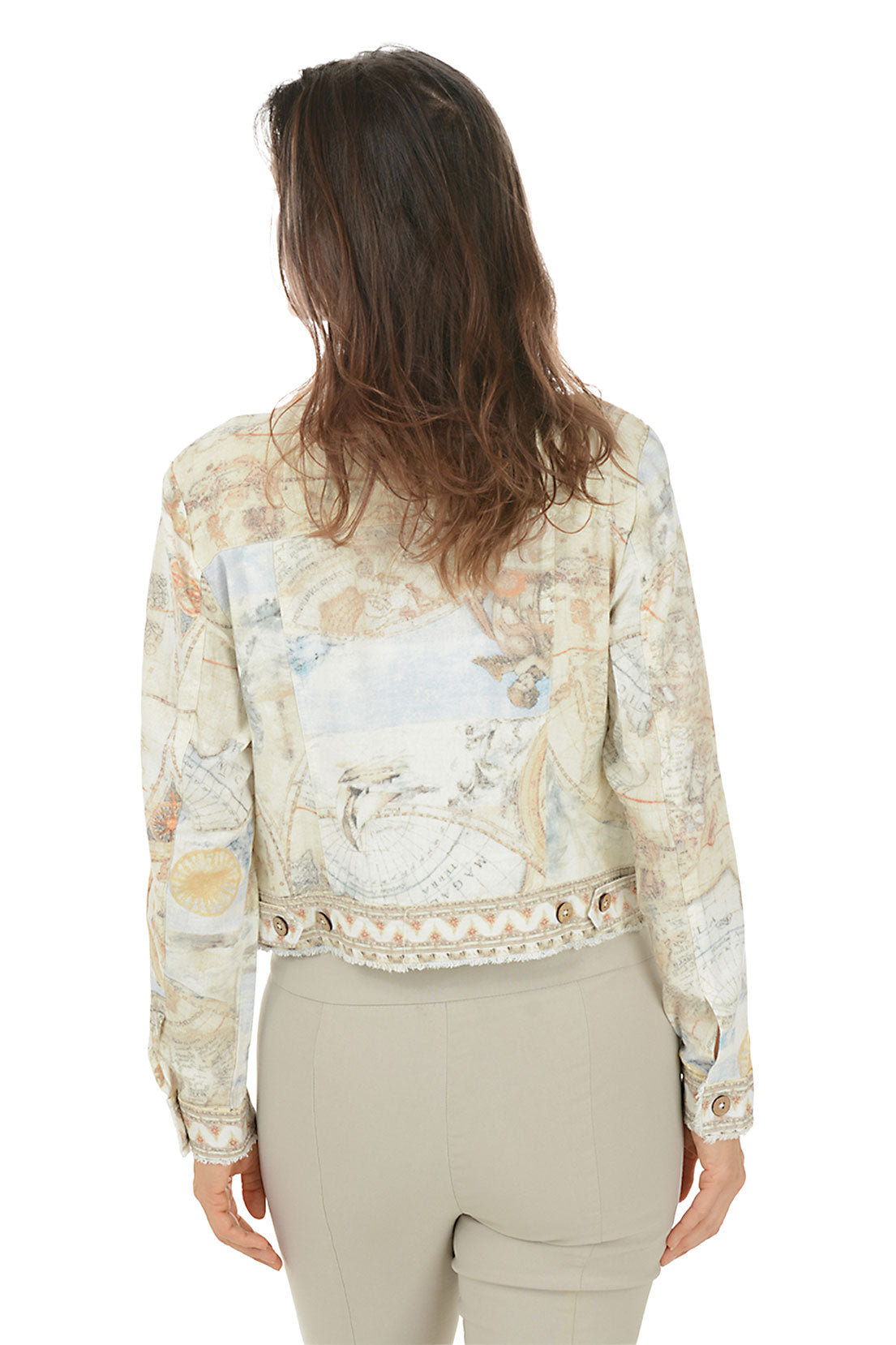 Atlas Frayed Linen-Blend Jacket