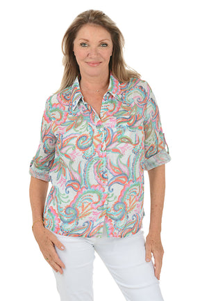 Carnival Paisley Gauze Shirt