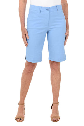 Button-Front Bermuda Short