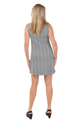 Ditsy Leopard UPF50+ Sleeveless Dress