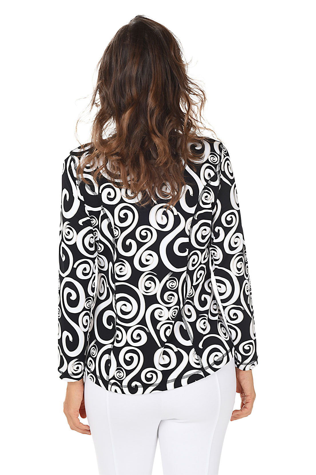 Dynamic Swirls UPF50+ Zip Front Jacket
