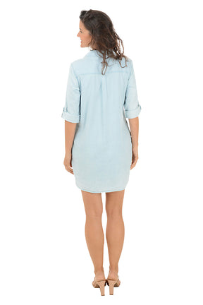 Denim Collared Dress