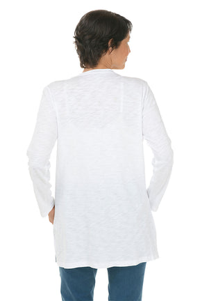 Double Pocket Open Front Cardigan