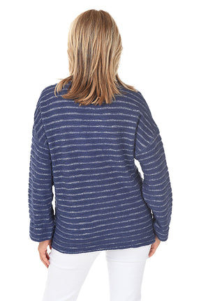 Sundown Striped Boucle Sweater