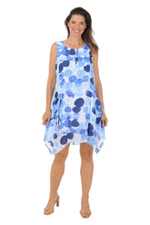 Bubbles Double Pocket Sleeveless Dress
