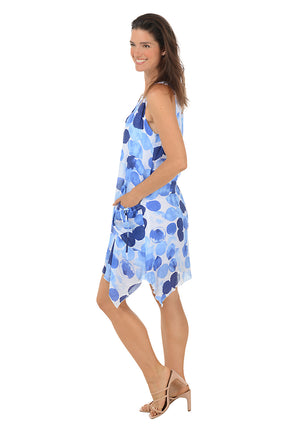 Bubbles Double Pocket Sleeveless Dress
